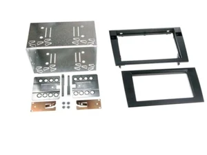 Adapter Von Fassade Weich Touch 2-DIN Audi A4/Seat Exeo Schwarz - Bild 1 von 1