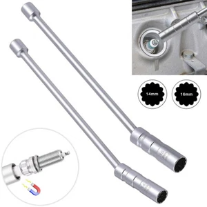 14+16mm Magnetic Thin Wall 3/8'' Drive Spark Plug Socket Sleeve Removal Tool New - Picture 1 of 8