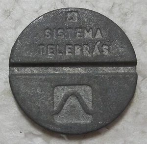 GETTONE TELEFONICO LOCALE SISTEMA TELEBRAS FONTAMAC DAL BRASILE 1988 - Foto 1 di 2