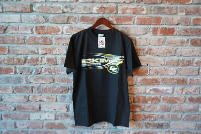 Vintage NWT Deadstock Waves Edmonton Eskimos Elks T-Shirt CFL 90s vtg - Small S - Image 1 of 4