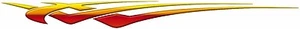 Vinyl graphic decal car truck semi boat motorcycle go kart race car - R13 - Foto 1 di 8