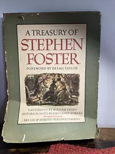 A Treasury of Stephen Foster 1946 First Edition Hardcover Book (F) - Picture 1 of 5