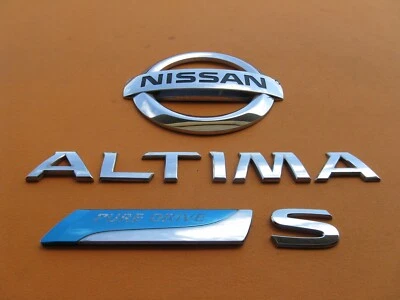 13 14 15 NISSAN ALTIMA S PURE DRIVE SEDAN REAR EMBLEM LOGO BADGE SYMBOL A33689 - Image 1 of 4