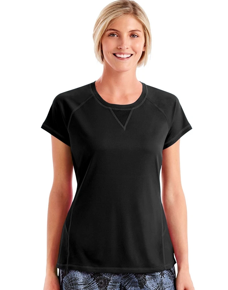 Camiseta de malla de rendimiento deportivo Hanes O9345 para mujer ¡NUEVA!! Foto 1 de 1