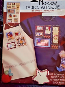 Daisy Kingdom "Pieces of America" No Sew Applique Panel - Picture 1 of 3