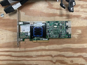 Adaptec ASR-6805 8-Port 6G SAS 512MB PCIe RAID Controller Card AFM 600CC Batt - Picture 1 of 4