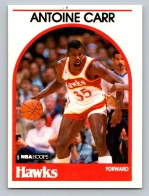 1989-90 NBA Hoops Antoine Carr #278 Atlanta Hawks - Image 1 of 2