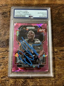 Daniel Cormier IP Signed Pink Prizm Card Psa Dna Coa Slab Autographed UFC - Picture 1 of 2
