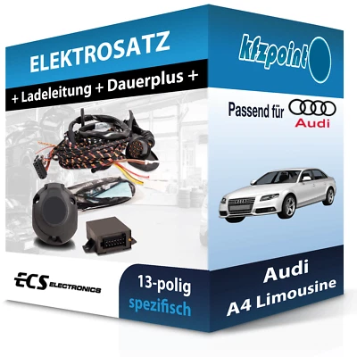 Für Audi A4 Limousine 11.2004-09.2007 ECS E-Satz 13polig fahrzeugspezifisch NEU - Bild 1 von 2
