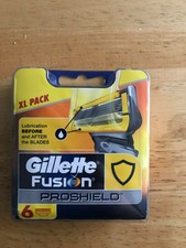 GILLETTE FUSION PROSHIELD BLADES 6 PACK BRAND NEW *100% GENUINE*