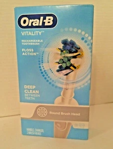 Oral -B  Vitality Rechargeable Toothbrush Floss Action Deep Clean NEW! - Bild 1 von 2