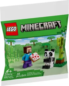 LEGO Minecraft Steve und Baby Panda Polybeutel 30672-1 - Bild 1 von 2