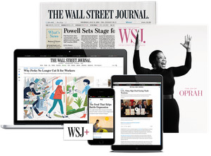 Wall Street Journal Subscription 1-Year *Print and Online* WSJ New or Renewal