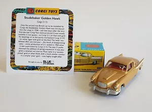 Corgi Model Club No. 211s, Studebaker "Golden Hawk" Superb Mint Condition - Picture 1 of 13