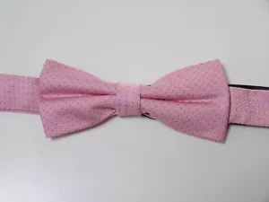 DKNY men pink bow tie silk adjustable new - Picture 1 of 4