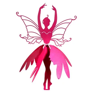 Garden Wind Spinners Pinwheels Artistic Sculpture Fairy Ballerina Metal Ornament - Picture 1 of 14