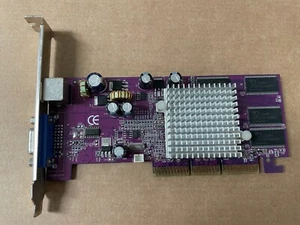 Palit NVIDIA GEFORCE MX4000 AGP 64MB DDR 128bit VGA TV Out Silent Video Card! - Picture 1 of 4