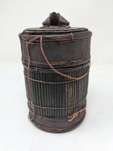 Indonesian / Balinese Handcrafted Wooden Carved Turtle Lombok Container Box - Picture 1 of 5