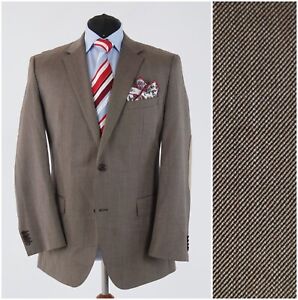 Mens HUGO BOSS Blazer 42R UK Size Brown Wool Sport Coat Designer Jacket