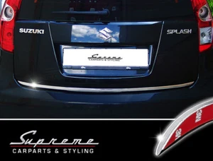SUZUKI Splash cromo listón decorativo 3M tuning barra trasera protección de bordes - Imagen 1 de 5