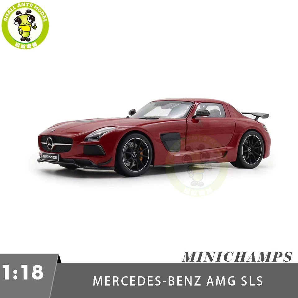 1/18 Benz SLS AMG Black Series 2013 Red Minichamps Diecast Model Car - Image 1 of 4