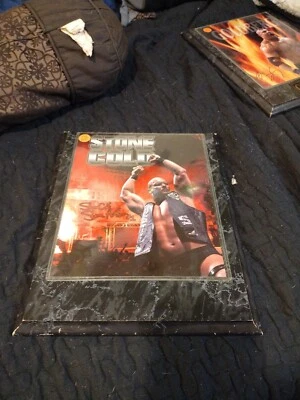 Placa de lucha libre Stone Cold Steve Austin #1 de colección WWE WWF Foto 1 de 2