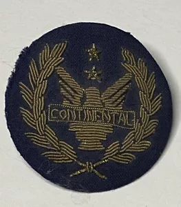 Vintage 1950s Continental Airlines Captain Pilot Hat Badge 6th Issue VERY RARE - Picture 1 of 11