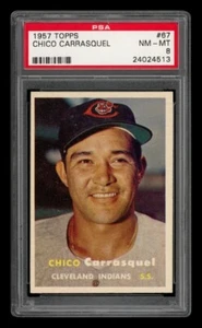 1957 Topps Set-Break # 67 Chico Carrasquel PSA 8 NM-MT - Picture 1 of 2