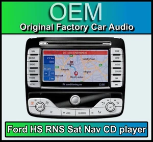 Ford Galaxy Sat Nav car stereo, Ford HS RNS Navigation CD player radio, Map Disc - Picture 1 of 3