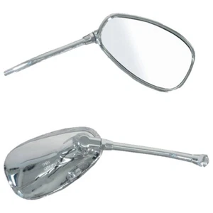 YAMAHA V-MAX XVZ1300 ROYAL STAR LEFT HAND CHROME MIRROR 10mm E-MARKED - Picture 1 of 1