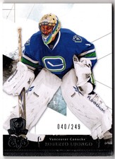 2010-11 Upper Deck The Cup ROBERTO LUONGO #5 #40/249 Vancouver Canucks UD