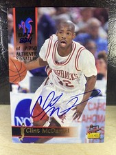 1995 Rookies Draft Day Authentic Signature Clint McDaniel #13 Auto 824/7750