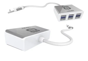 Carga y sincronización 6 puertos alta velocidad USB 2.0 expansión concentrador de alimentación Plug & Play 480 Mbps - Imagen 1 de 3