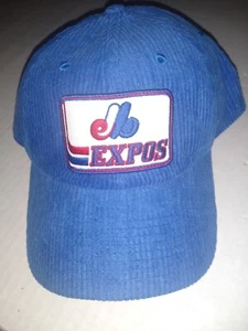 MLB Montreal Expos ('47 Marke) Aufräumen blauer Coudory-Hut Erwachsene Druckknopf neu mit Etikett - Bild 1 von 6