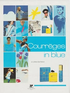 Publicité papier glacé - advertising paper - Courrèges in Blue - Bild 1 von 1