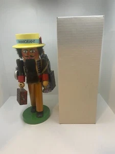 Steinbach Nutcracker Immigrant S740 14 1/2 inches with Box - Picture 1 of 10