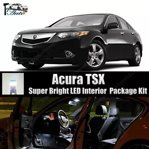 16x Bright White LED Xenon Light Interior Package Kit for Acura TSX 2009 - 2014 - Picture 1 of 12