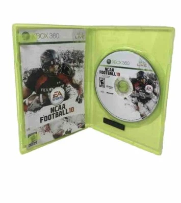 NCAA Football 10 (Microsoft Xbox 360) EA Sports CIB With Manual Preowned - Image 1 of 4