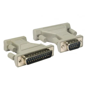 Adaptador serie D9 pin macho a D25 pin macho - Imagen 1 de 3