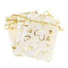  100 Pcs Wedding Favors Candy Gift Bags Clear for Gifts Drawstring