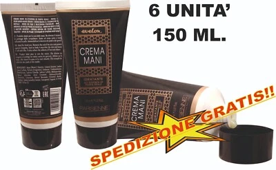 CREMA SUPER IDRATANTE MANI VISO CORPO PARISIENNE EVELON ALLA PAPPA REALE 6 PEZZI - Immagine 1 di 4