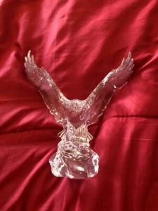 NIB PRINCESS HOUSE THE BALD EAGLE LEAD CRYSTAL GIFT WARE 6503 - Picture 1 of 14