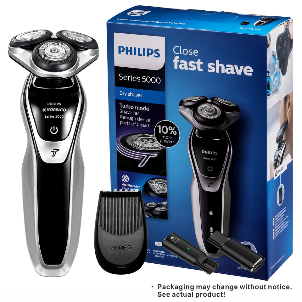 Philips S5370/04 Serie 5000 Elektrischer Rasierer mit Klick-Trimmer - Bild 1 von 4