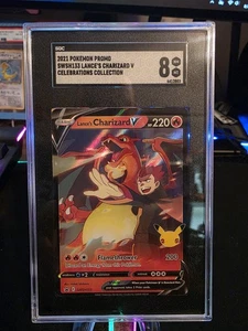 Lance's Charizard V SWSH133 SWSH: Sword & Shield Promo Cards Holo SGC 8 NM MT - Picture 1 of 2