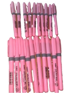BIC Brite Liner Grip Pink Highlighters Chisel Tip Non Toxic 20 Pack Loose Bulk - Picture 1 of 3