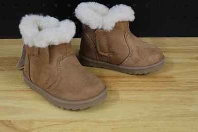 Wonder Nation Girl´s Baby Faux Shearling Boot-Chestnut-Size 6-NWT - Image 1 of 4