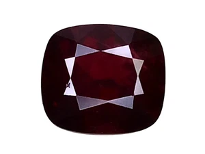 Cojín de 2,23 quilates púrpura rosa natural rodolita granate corte piedra preciosa suelta - Imagen 1 de 3