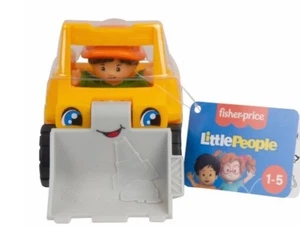 Camión de construcción Fisher-Price Little People Scooper Loader Bulldozer figura - Imagen 1 de 3