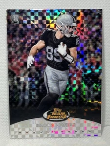 REFRACTOR DE TABLERO DE AJEDREZ ROCK BOWERS 2024 TOPPS FINEST TEAM RC TF-9 - Imagen 1 de 2