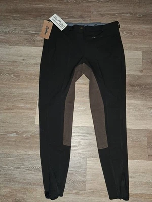 Pantalones de montar negros 44 pantalones de montar de equilibrio alemán súper elásticos Foto 1 de 4